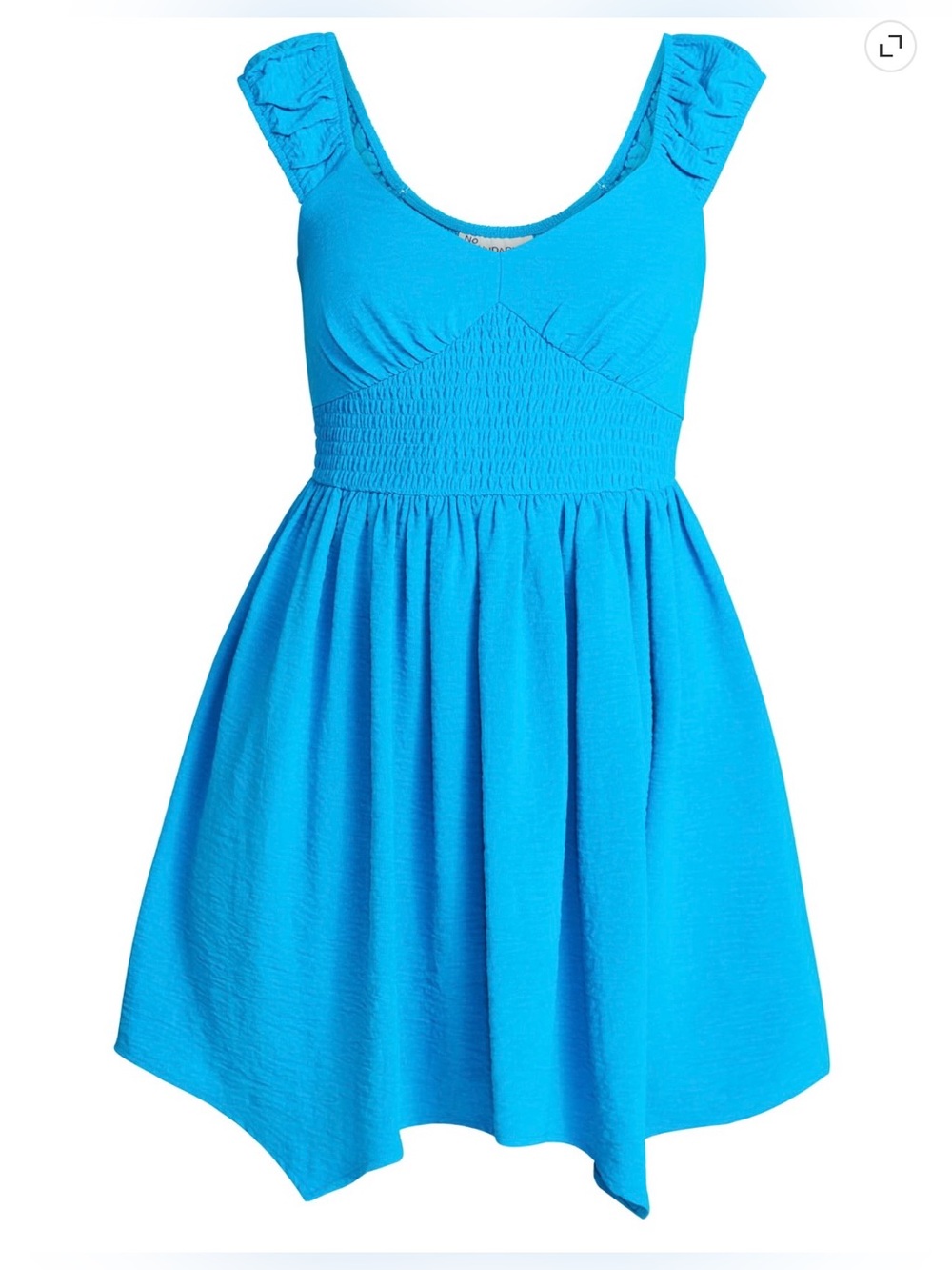 No Boundaries Smocked Waist Mini Dress NWT XS